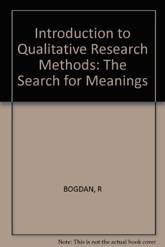 Imagen de archivo de An Introduction to Qualitative Research Methods a la venta por Better World Books