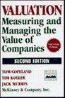 Imagen de archivo de Valuation: Measuring and Managing the Value of Companies (Frontiers in Finance Series) a la venta por More Than Words
