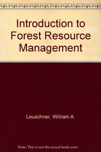 Beispielbild fr Introduction to Forest Resources zum Verkauf von Better World Books