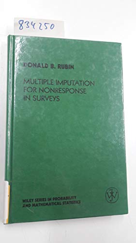 Stock image for Multiple Imputation for Nonresponse in Surveys (Wiley Series in Probability and Statistics) for sale by HPB-Red