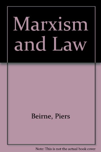 Beispielbild fr Marxism and Law zum Verkauf von Better World Books