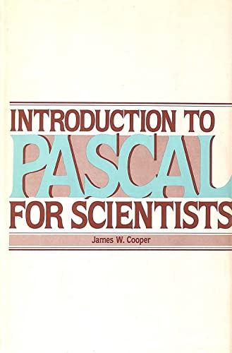 Stock image for Introduction to PASCAL for scientists for sale by HPB-Red