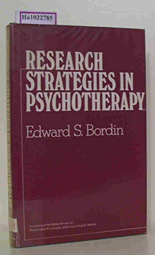 Imagen de archivo de Research Strategies in Psychotherapy a la venta por Bingo Used Books