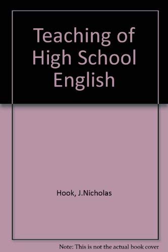 Beispielbild fr Teaching of High School English zum Verkauf von Allied Book Company Inc.