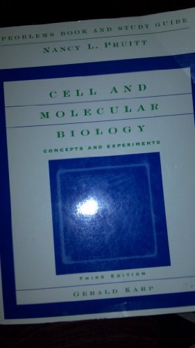 9780471090298: Problems Book and Study Guide to Accompany "Cell and Molecular Biology: Concepts and Experiments", Third Edition