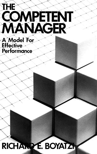 Stock image for The Competent Manager: A Model for Effective Performance for sale by Jadewalky Book Company