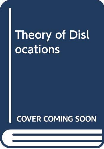 9780471091257: Theory of Dislocations