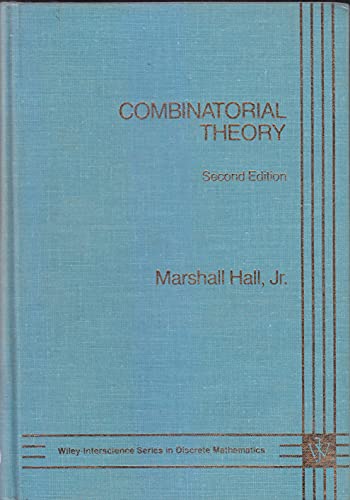 9780471091387: Combinatorial Theory (Wiley Classics Library)