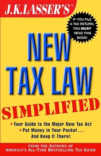 Beispielbild fr J.K. Lasser's New Tax Law Simplified zum Verkauf von Wonder Book