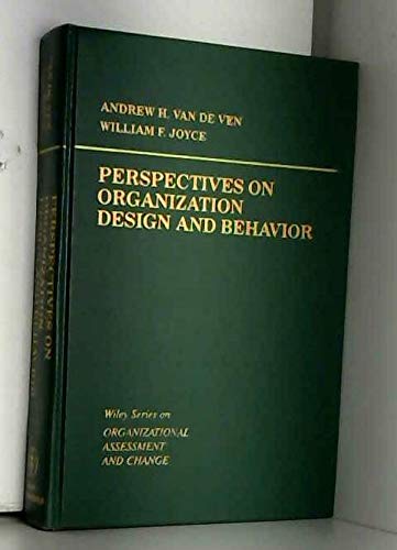 9780471093589: Perspectives on Organization Design and Behavior