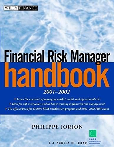Beispielbild fr Financial Risk Manager Handbook, 2001-2002 zum Verkauf von Books Puddle