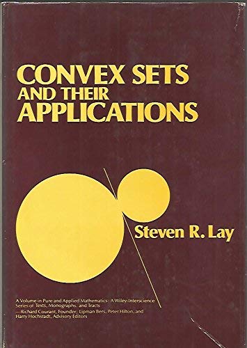 9780471095842: Convex Sets and Their Applications (Pure & Applied Mathematics)