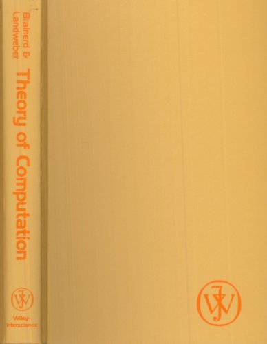Imagen de archivo de Theory of Computation a la venta por Better World Books