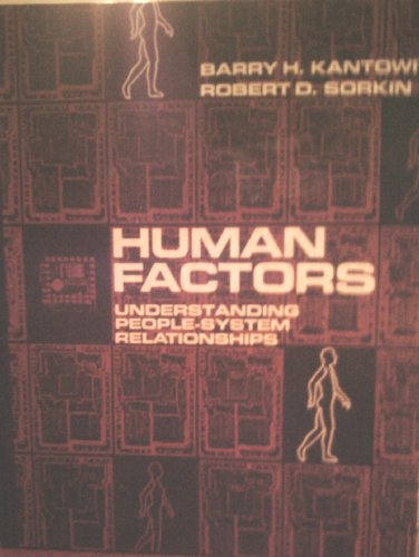Imagen de archivo de Human Factors: Understanding People-System Relationships a la venta por SecondSale