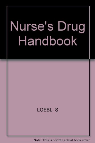 Stock image for The Nurse's Drug Handbook (Wiley Medical Publication) for sale by HPB-Red