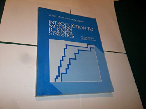 9780471096641: Introduction to Modern Business Statistics (Probability & Mathematical Statistics)