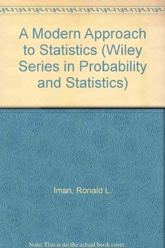 Stock image for A Modern Approach to Statistics (Wiley Series in Probability and Statistics) for sale by Buchpark