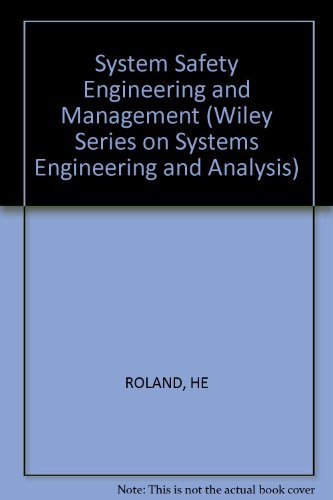 9780471096955: System Safety Engineering and Management (Wiley series on systems engineering & analysis)
