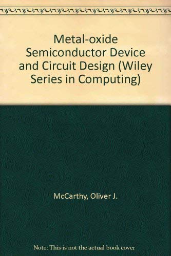 MOS Device and Circuit Design