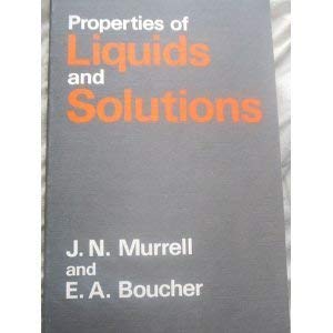 Beispielbild fr Properties of Liquids and Solutions zum Verkauf von medimops