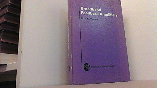 Beispielbild fr Broadband Feedback Amplifiers zum Verkauf von HPB-Red