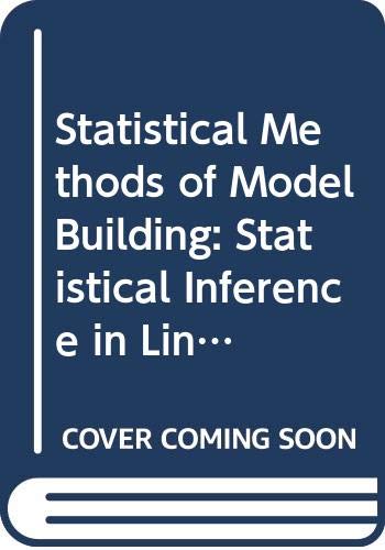 9780471103349: Statistical Inference in Linear Models (v. 1) (Probability & Mathematical Statistics S.)