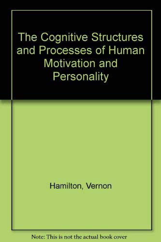 9780471105268: The Cognitive Structures and Processes of Human Motivation and Personality