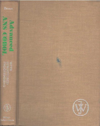 9780471106425: Advanced A.N.S. Cobol with Structured Programming