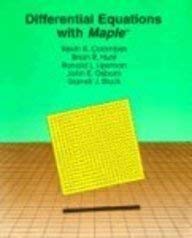 Imagen de archivo de Differential Equations With Maple a la venta por Phatpocket Limited