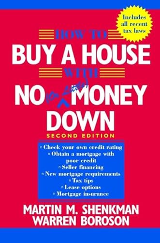 Beispielbild fr How to Buy a House with No Money Down zum Verkauf von Better World Books