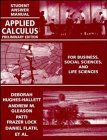 Stock image for "Applied Calculus, Student Answers: For Business, Social Sciences and for sale by Hawking Books