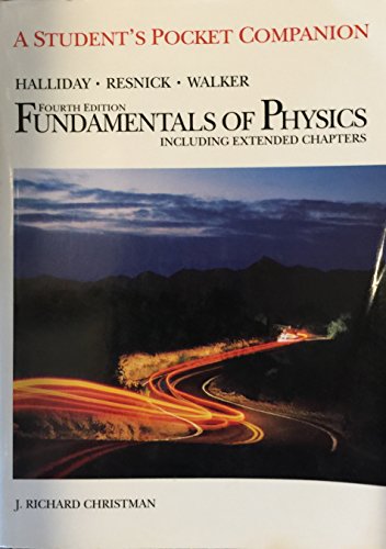 Beispielbild fr Fundamentals of Physics, Pocket Companion zum Verkauf von Wonder Book