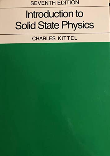 Introduction to Solid State Physics - Kittel, Charles