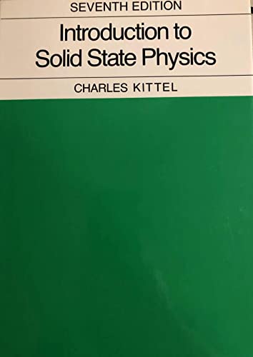 Stock image for Introduction to Solid State Physics for sale by medimops