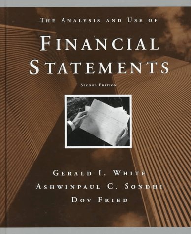9780471111863: The Analysis and Use of Financial Statements