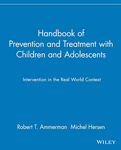 Stock image for Handbook of Prevention and Treatment With Children and Adolescents for sale by Blackwell's