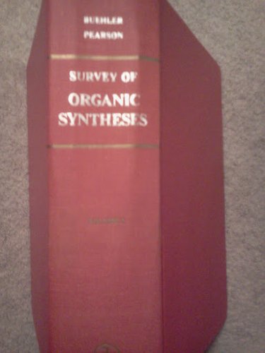 Beispielbild fr Survey of Organic Syntheses zum Verkauf von Better World Books