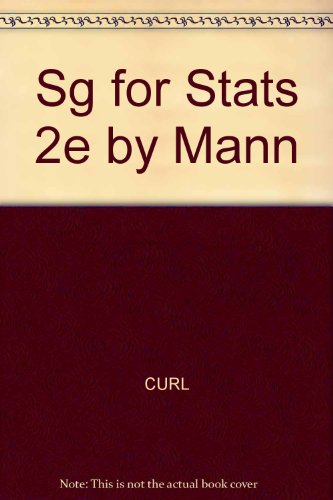 9780471116776: Sg for Stats 2e by Mann