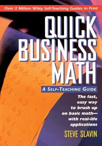Stock image for Quick Business Math: A Self-Teaching Guide for sale by Wonder Book