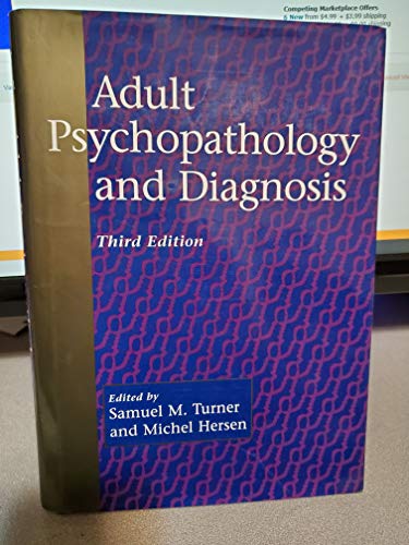 Imagen de archivo de Adult Psychopathology and Diagnosis a la venta por Half Price Books Inc.