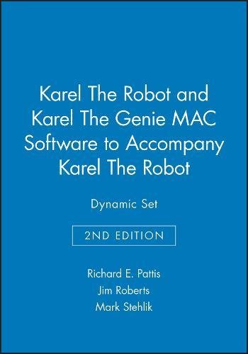 9780471117339: Karel the Robot Second Edition and Karel the Genie MAC Software to Accompan: Gentle Introduction to the Art of Programming