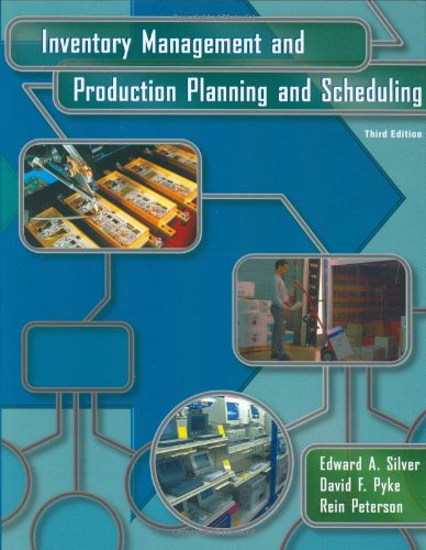 Imagen de archivo de Inventory Management and Production Planning and Scheduling a la venta por Green Street Books