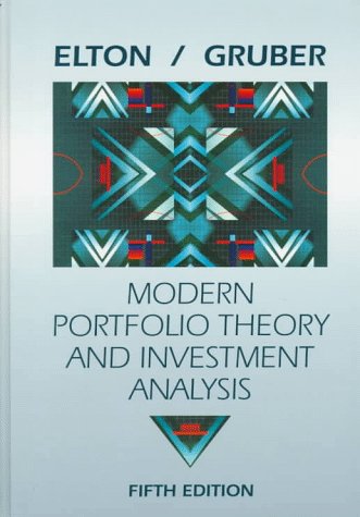 9780471120100: Modern Portfolio Theory and Investment Analysis