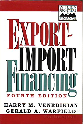 Imagen de archivo de Export-Import Financing (Frontiers in Finance Series) a la venta por SecondSale