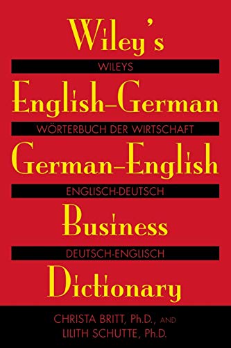 WILEY'S ENGLISH-GERMAN GERMAN-ENGLISH B