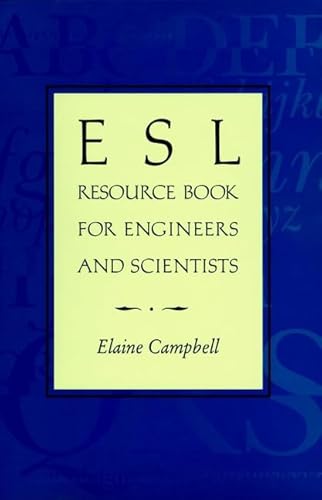 9780471121718: English as a Second Language Resource Book for Engineers and Scientists