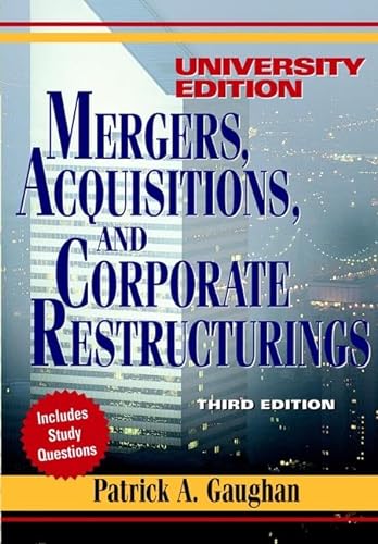 Stock image for Mergers, Acquisitions, and Corporate Restructurings for sale by Better World Books