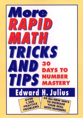 9780471122388: More Rapid Math Tricks and Tips: 30 Days to Number Mastery
