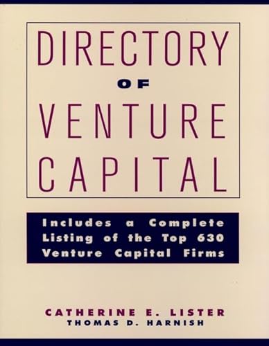 Stock image for Directory of Venture Capital for sale by HPB-Red