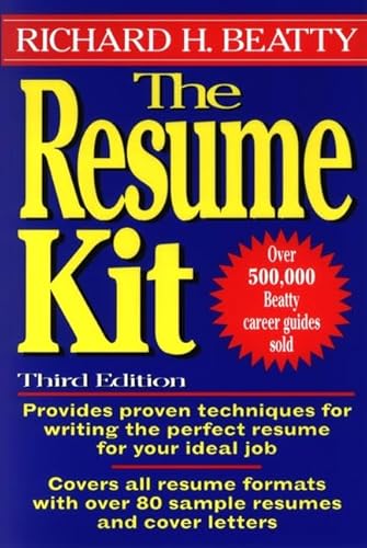 Imagen de archivo de The Resume Kit (3rd ed) a la venta por Wonder Book